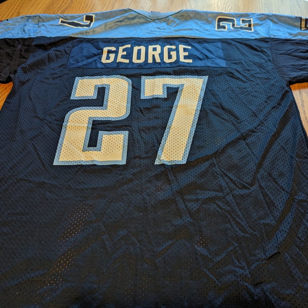 Tennessee Titans Jersey - # 27 Eddie George - Picture 3 of 6
